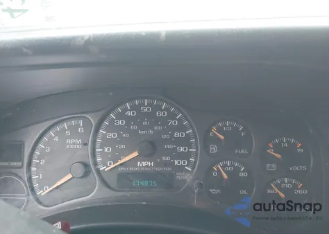 2002 Chevrolet Tahoe Z71 из США, поврежденный, VIN 1GNEK13Z12R221192